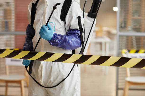Professional Biohazard Cleanup technician working in Liberty, TX